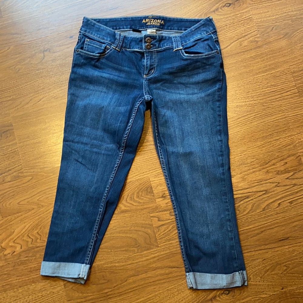 Arizona Jean Co cropped stretch jeans